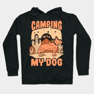 Camping with My Dog Tee Hoodie